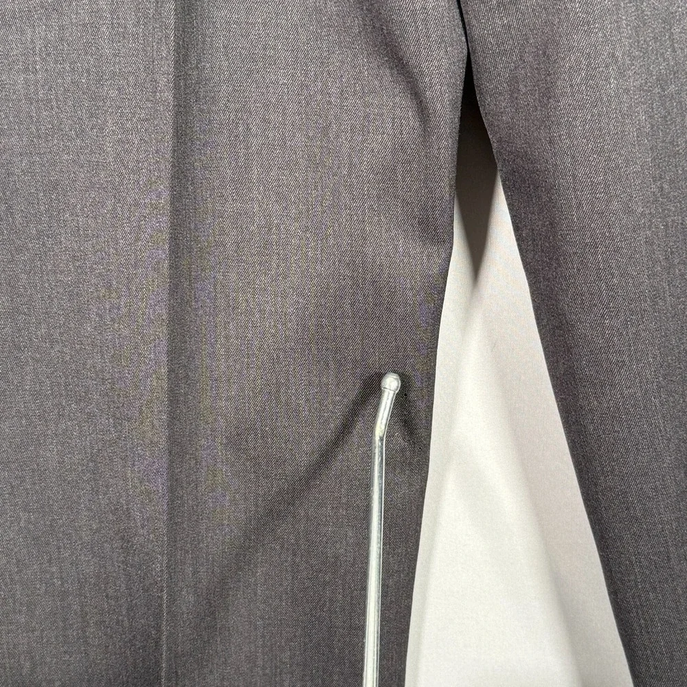 Brooks‎ Brothers 36x27 Gray 100% Wool Madison Flat Front Men's Pants Dressy Soft